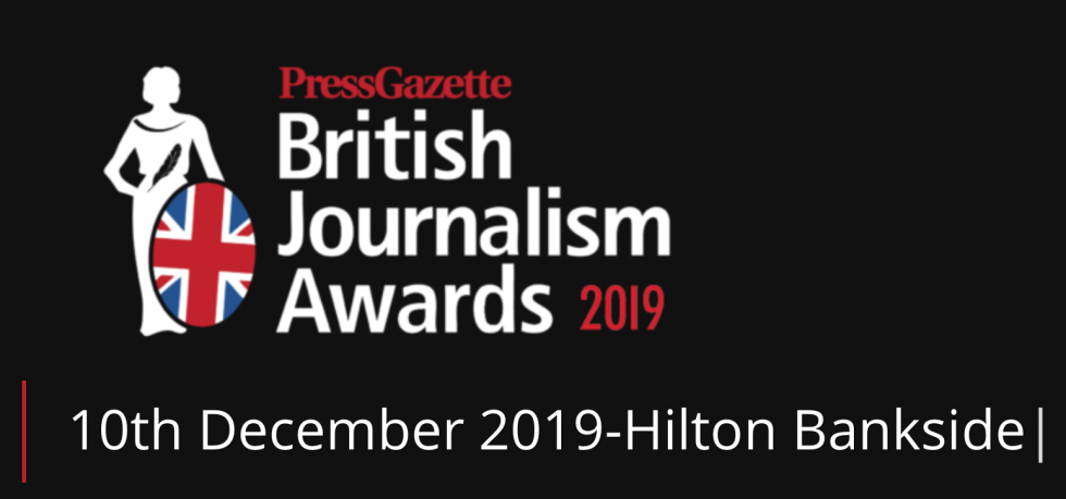 The British Journalism Awards 2019